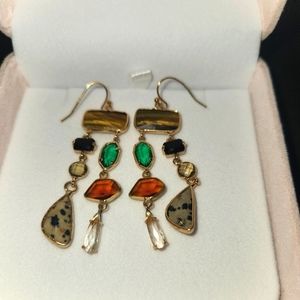 Gemstone earrings